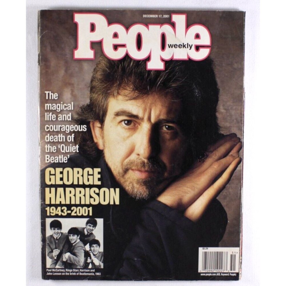 People Weekly magazine George Harrison memorial Dec 17 2001